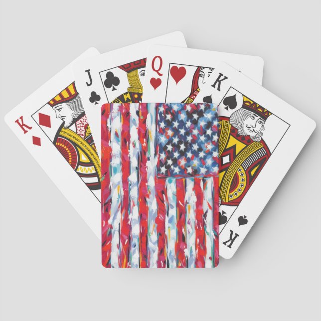 American Flag Playing Cards (Back)