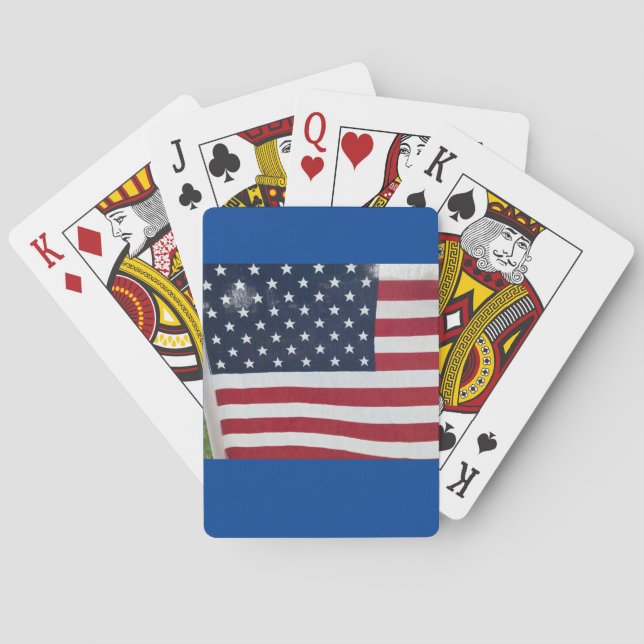 American Flag Playing Cards (Back)