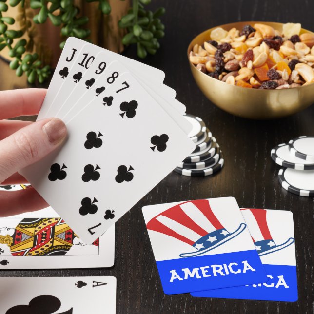American Flag  Playing Cards (In Situ)
