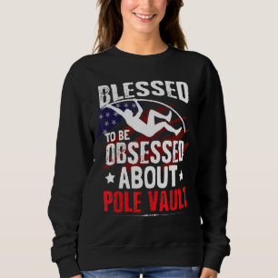 American Flag Pole Vaulting Sweatshirt
