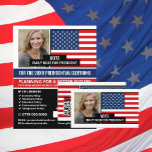 American Flag, Political Campaigner Advertising Flyer<br><div class="desc">American Flag,  Political Campaigner Advertising Flyer by The Business Card Store.</div>