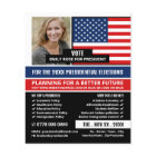 American Flag, Political Campaigner Advertising