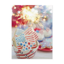 American Flag Post Card