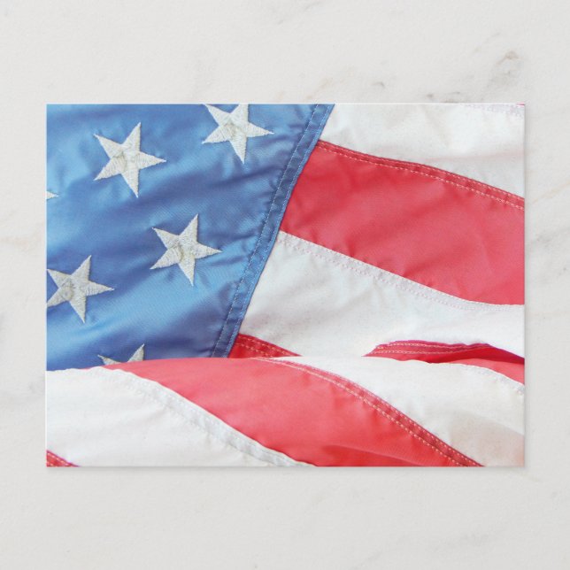 American Flag Post Card (Front)