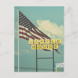 American Flag Post Card