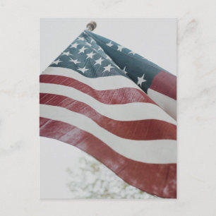 American Flag Post Card