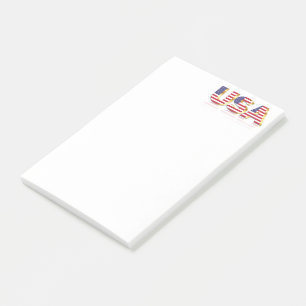 American Flag Post it Notes USA