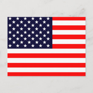 American Flag Postcard