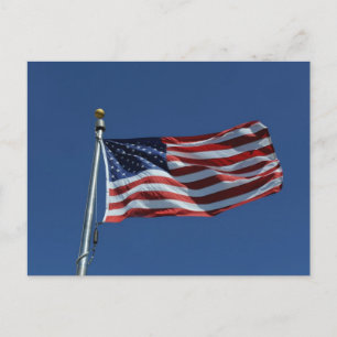 American Flag Postcard