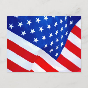 American Flag Postcard