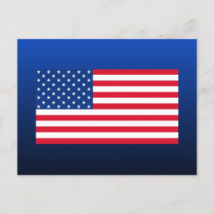 American Flag Postcard