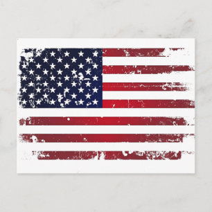 American Flag Postcard