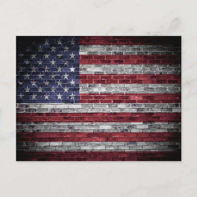 American flag. postcard (Front)