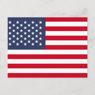 American Flag Postcard