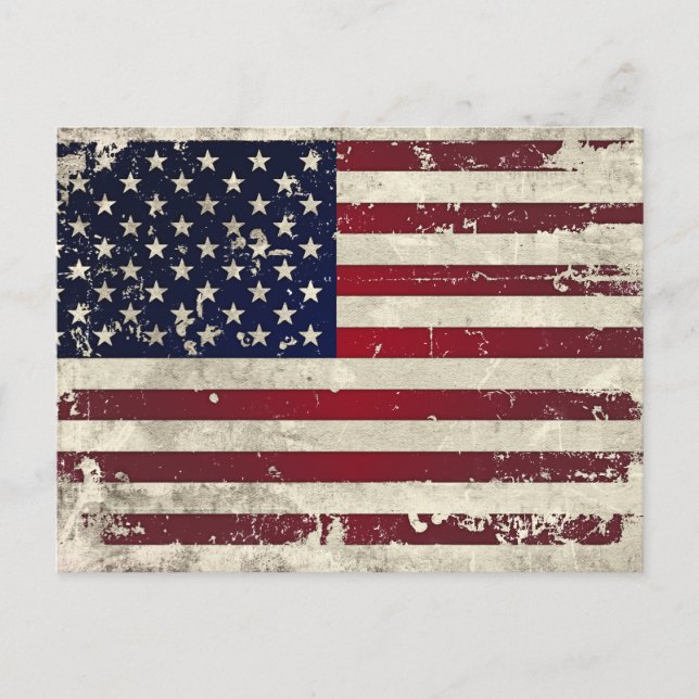 American Flag Postcard (Front)