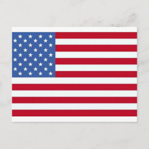 American Flag Postcard