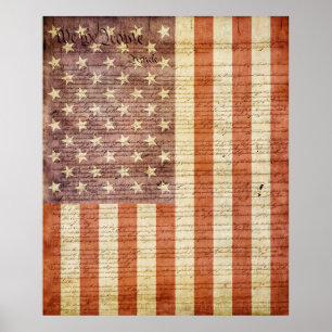 American Flag Poster