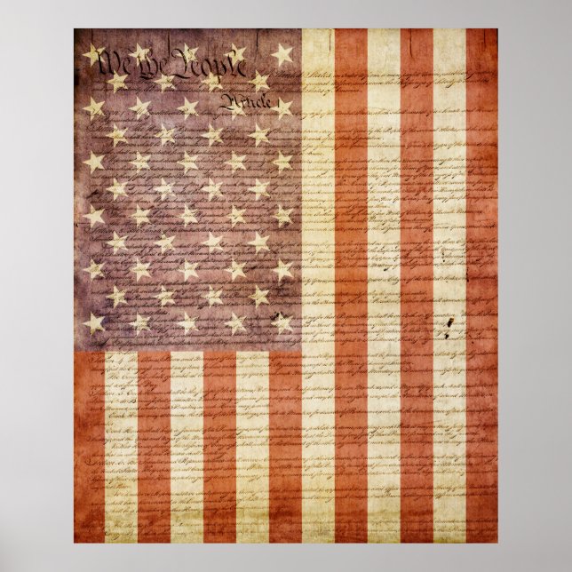 American Flag Poster (Front)