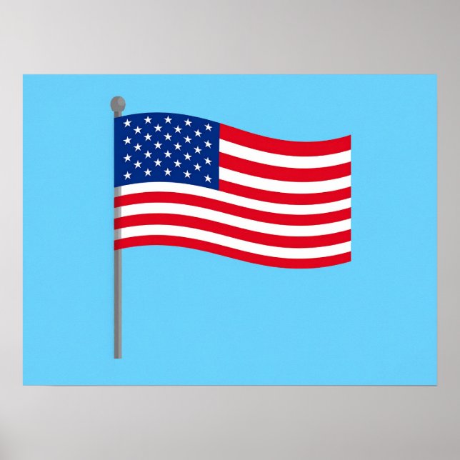 american flag poster (Front)
