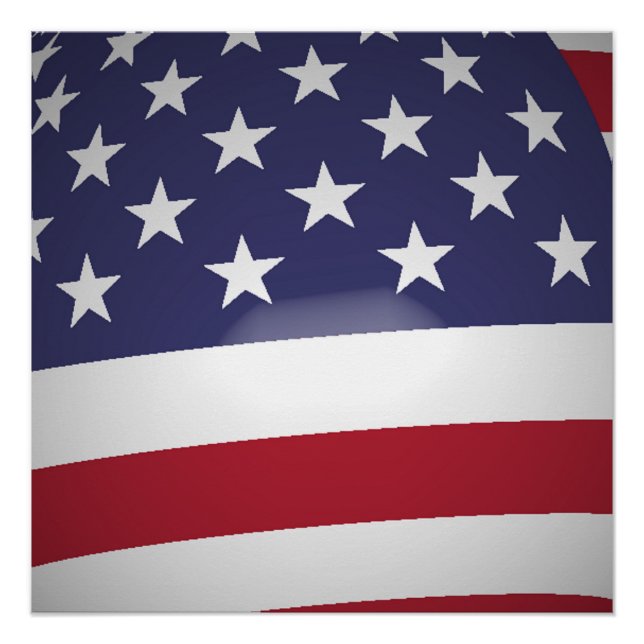 AMERICAN FLAG POSTER (Front)
