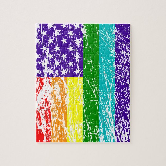 American Flag Pride Jigsaw Puzzle (Vertical)