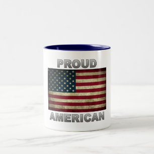 American Flag - Proud American - Mug