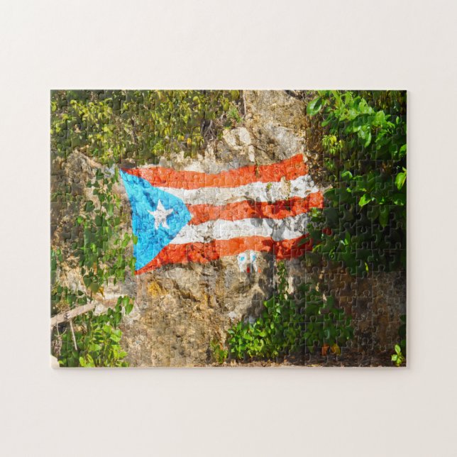 American Flag  Puerto Rico. Jigsaw Puzzle (Horizontal)