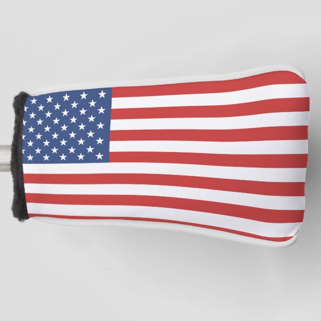 AMERICAN FLAG PUTTER GOLF HEAD COVER (Front)