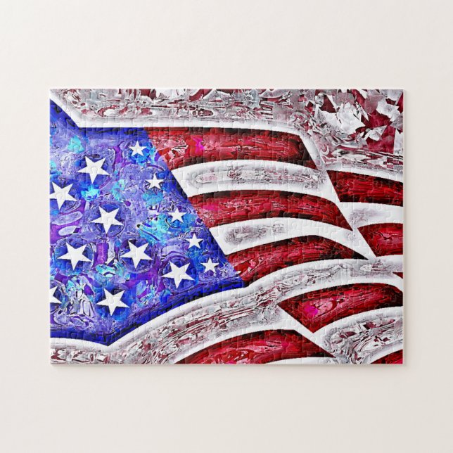 AMERICAN FLAG Puzzle (Horizontal)