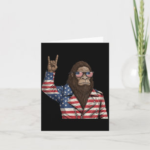 American Flag Red White Blue Patriotic 4th of July Card
