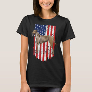 American Flag Rhodesian Ridgeback 4th Of July Usa T-Shirt