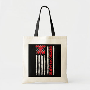 American Flag RN Endoscopy Nurse Tote Bag