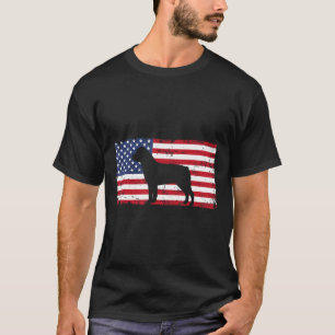 American Flag Rottweiler Dog Lover 4th Of July Gif T-Shirt