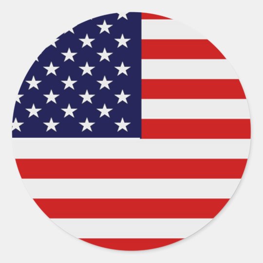 Download American Flag Round Stickers | Zazzle.co.uk