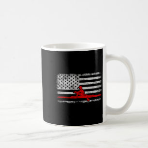American Flag Rowing Coffee Mug