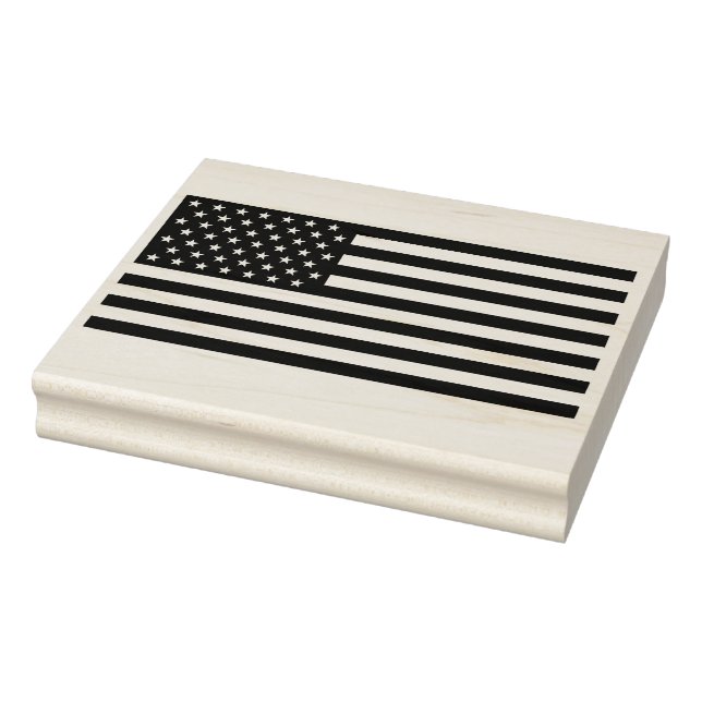 American Flag Rubber Art Stamp (Stamp)