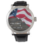 American Flag Rustic Wood Professional Patriotic