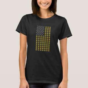 American Flag School Bus Driver Patriotic Bus Driv T-Shirt