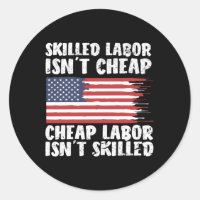 American Flag Sed Labour Isn'T Cheap Labour Day