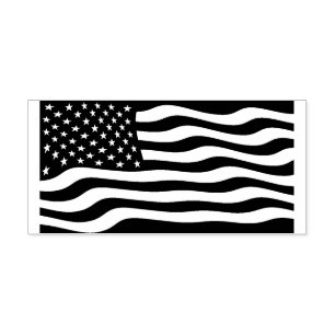 American Flag Self-inking Stamp