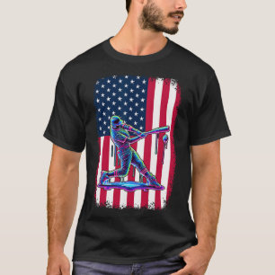 American Flag Sell Player T Patriotic 4th Of July T-Shirt