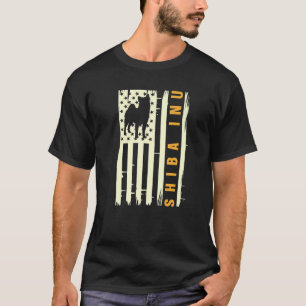 American Flag Shiba Inu Shiba Inu Owner T-Shirt