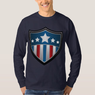 American Flag Shield Long-Sleeve Shirt