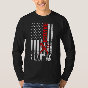 American Flag Shirt Hairstylist Hairdresser Barber