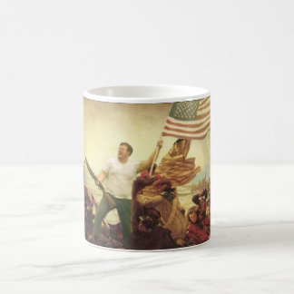 American Flag Shotgun Guy Coffee Mug "Liberty"