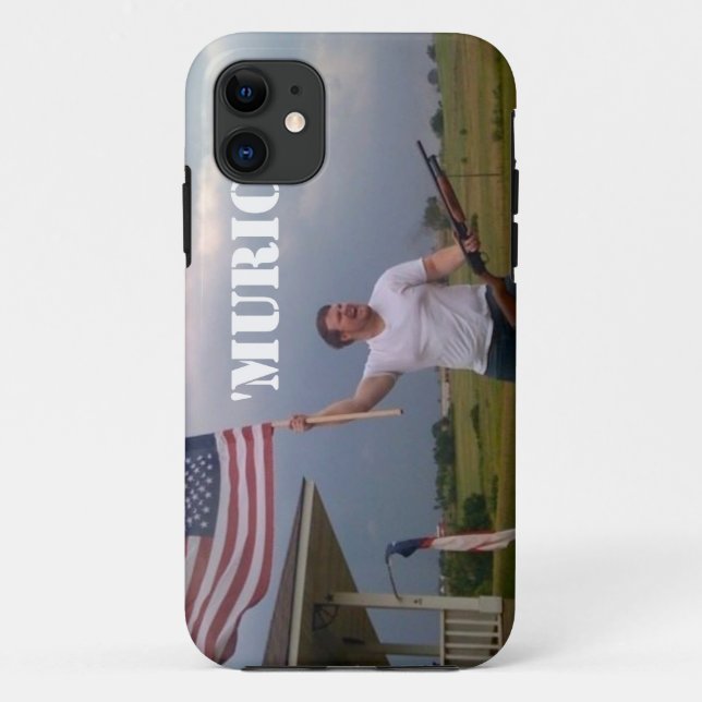 American Flag Shotgun Guy IPhone 5 Case (Back)