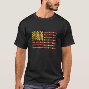 American Flag Shotgun Shells 1 T-Shirt