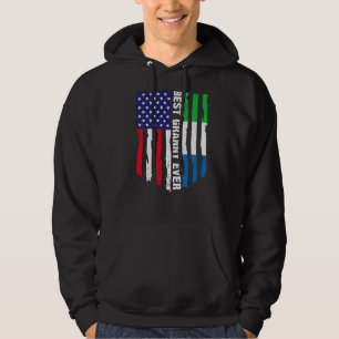 American Flag Sierra Leone Flag Best Granny Ever F Hoodie
