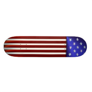 American Flag Skateboard