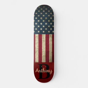American Flag Skateboard
